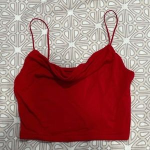Red tank top